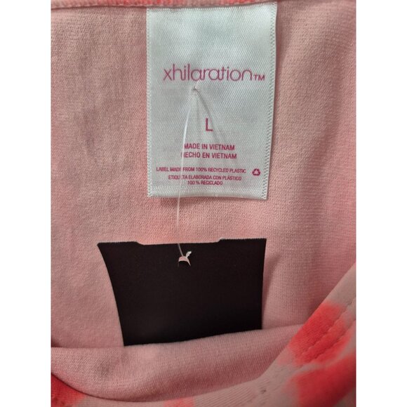 Women's Tie-Dye Bikini Bottoms - Coral Glow & White - Large - Picture 3 of 5